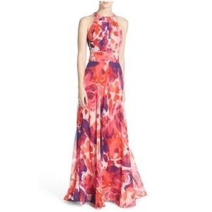 Eliza J Pink floral maxi gown - New without Tags
